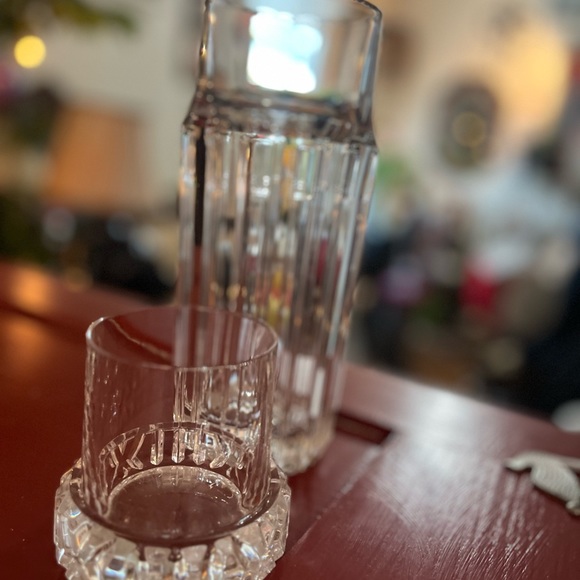 Tiffanys Atlas Numeric vintage decanter and glass set - Picture 2 of 8